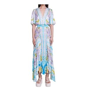 Brand New! Maje rezaique printed dress size 36